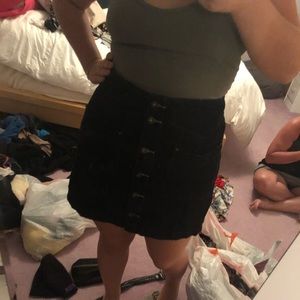 Free people denim skirt